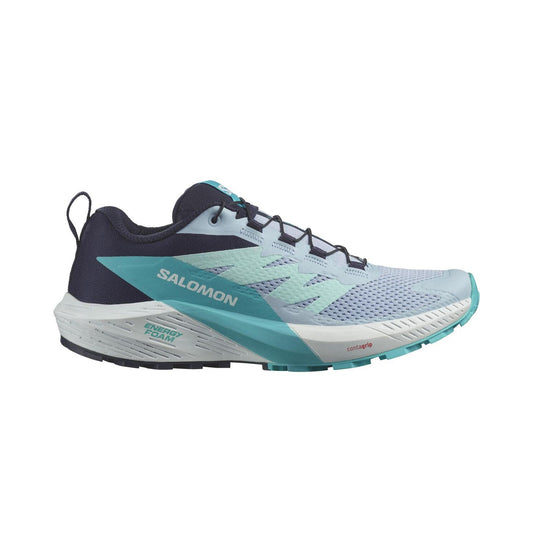 Sense Ride 5 Womens Salomon Footwear Cashmere Blue/Carbon/Peacock Blue