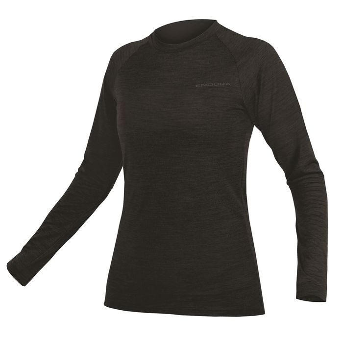 BaaBaa Blend L/S Base Layer W - Black